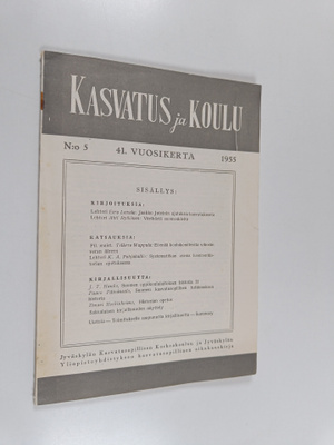 Kasvatus ja koulu 5/1955