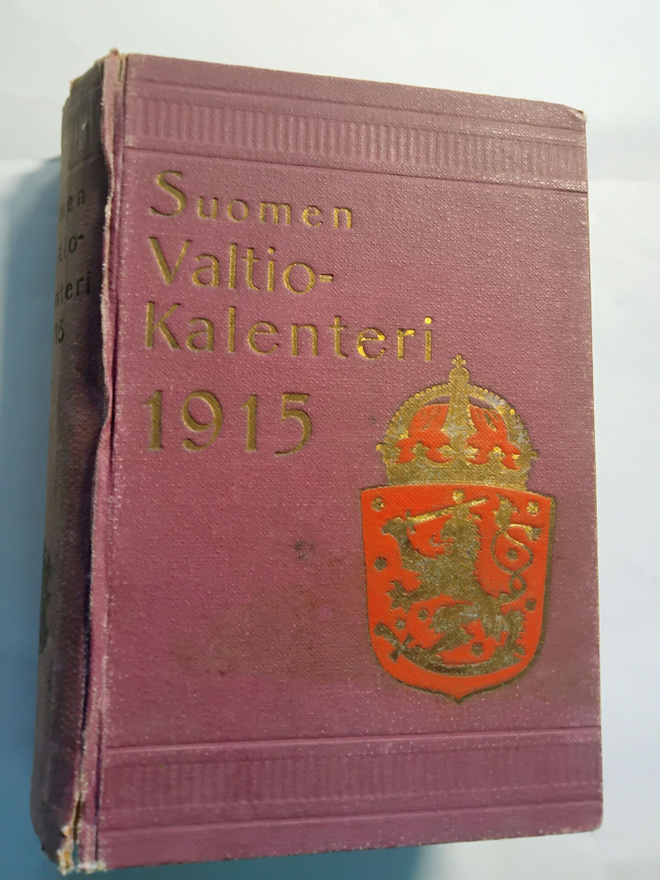 Suomen Valtiokalenteri vuodelle 1915
