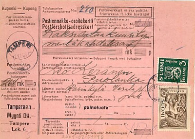 M30 1948 postiennakkopaketti