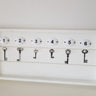 Valkoinen Avainteline / Avainnaulakko - Keys - pikkukuva 1