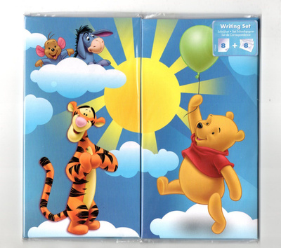 DISNEY °°Nalle Puh & Kaverit°° -KIRJEPAPERIT & KUORET -SETTI