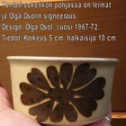ARABIA TUNTURI sorkerikko, murokulho, pieni uunivuoka - pikkukuva 1