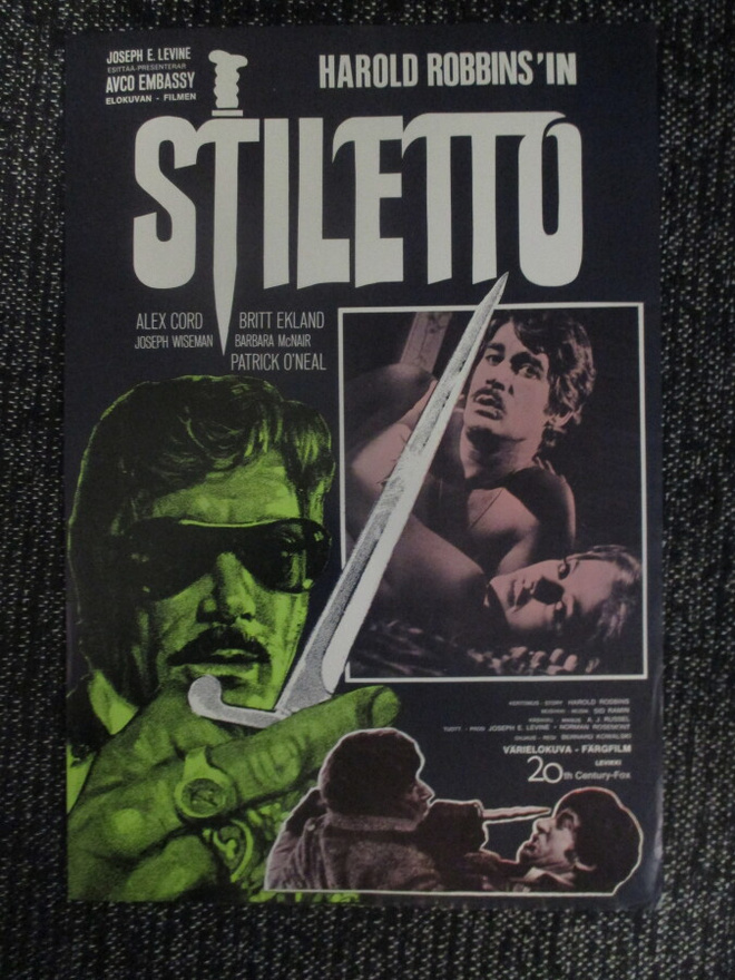 Stiletto (Bernard L. Kowalski, 1969) - vanha elokuvajuliste