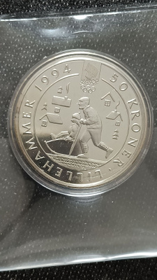Norja 50 kroner 1994 hopia