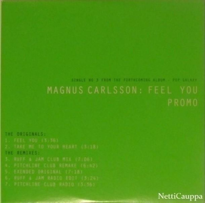Magnus Carlsson • Feel You PROMO CD Maxi-Single