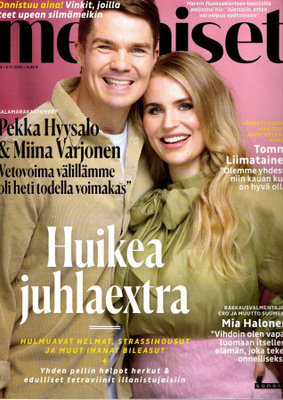 Me Naiset n:o 45 2025 Pekka & Miina. Minna, Emilia. Mia. Tom