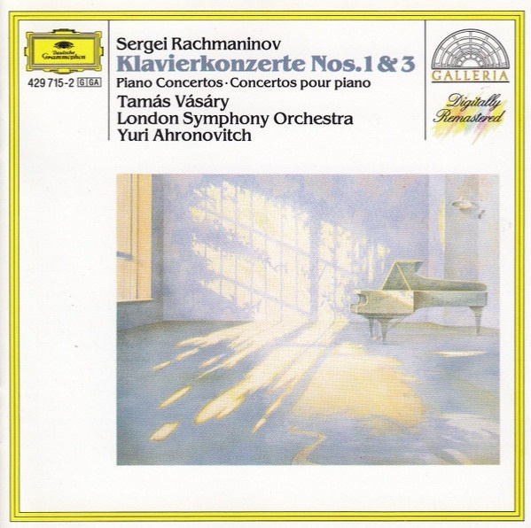 Rachmaninov - 1. & 3. Pianokonsertto CD