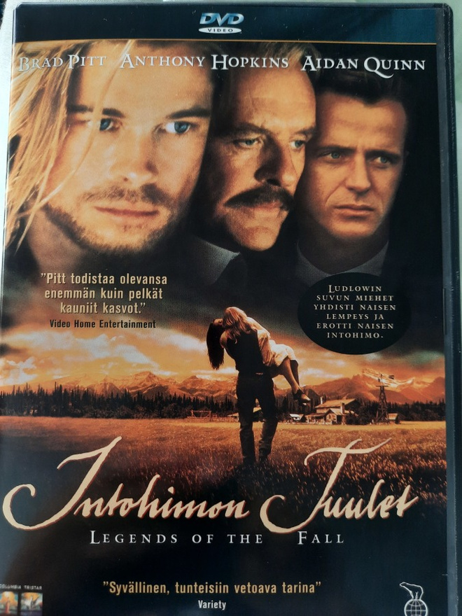 Intohimon tuulet (1994) Brad Pitt, Anthony Hopkins (Egmont)