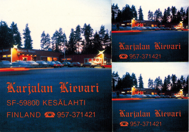 Karjalan Kievari Kesälahti - POSTIKORTTI