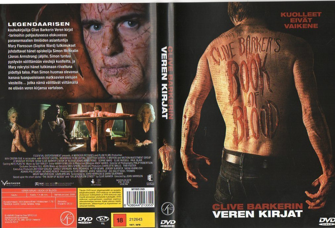 VEREN KIRJAT	(20 233)	k	-FI-	DVD	,2008,clive barker