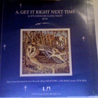 GERRY RAFFERTY  ::  GET IT RIGHT NEXT TIME  ::   VINYYLI 7" - pikkukuva 2