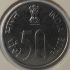 India. 50 paise 1989(N). - pikkukuva 1
