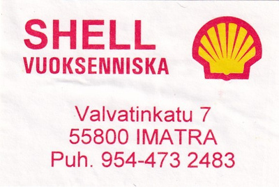 Imatra, Vuoksenniska  ,SHELL   s9/3