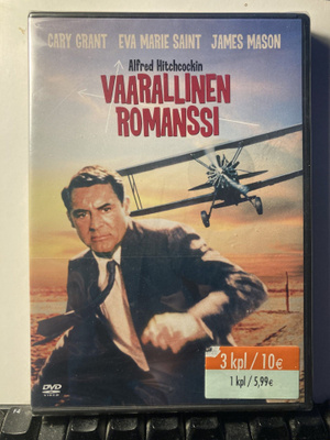 VAARALLINEN ROMANSSI, DVD, Hitchcock, muoveissa