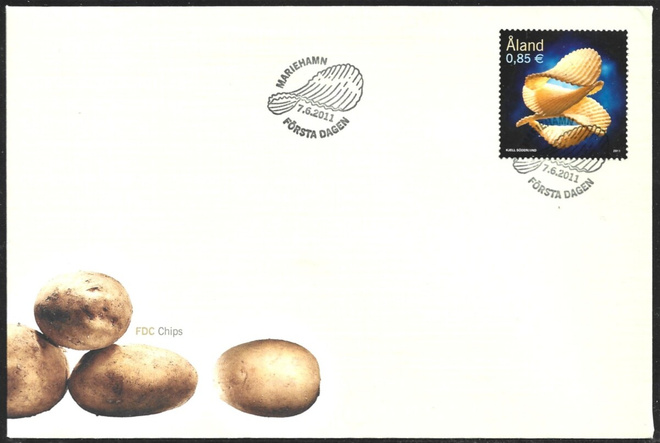 FDC Åland 2011 Perunalastu  LaPe ÅL 342
