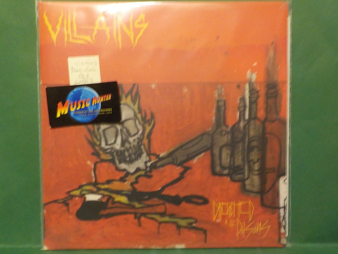 VILLAINS - DRENCHED IN THE POISONS EX+/M LP