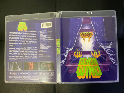 Demon Wind Blu Ray + Dvd Vinegar Syndrome