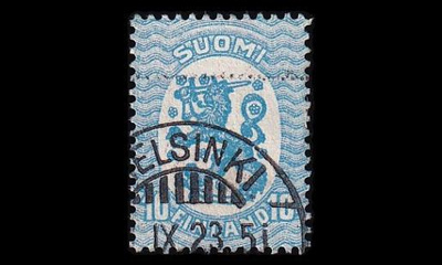 98 o M-17 10p sininen Helsinki (1921)