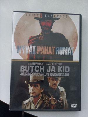 2DVD HYVÄT PAHAT JA RUMAT & BUTCH JA KID - AURINGONLASKUN...