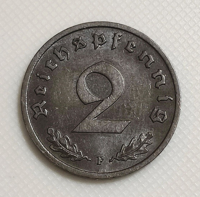 Saksa 2 Pfennig 1937F