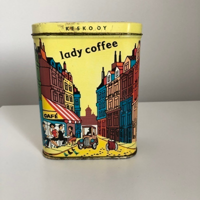 Lady coffee - peltipurkki