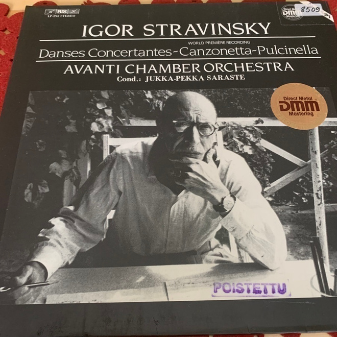 AVANTI * Saraste * Stravinsky * Danses Concertantes …
