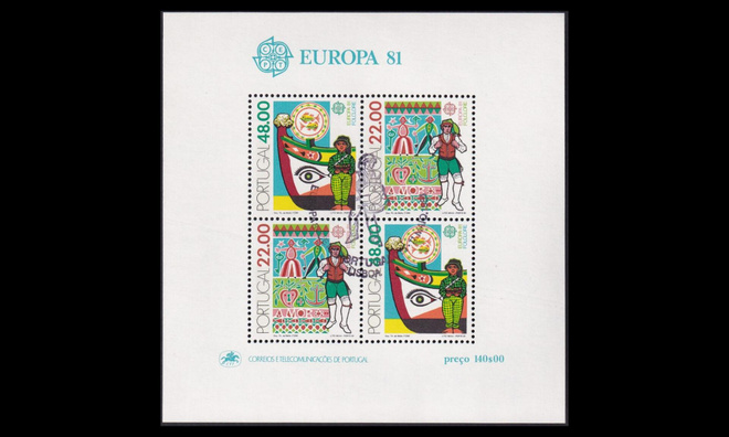 Portugali 1531-2BL32 o Europa kansanperinne (1981)