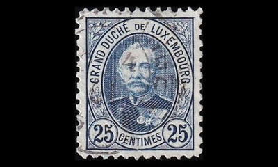 Luxemburg 60D o Suurherttua Adolf 25 C (11½:11) (1891)