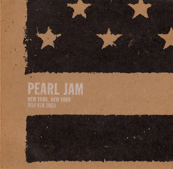 Pearl Jam :6.9.2003 NEW YORK,NEW YORK 2CD