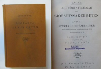 Sjöfartssäkerheten 1928  Eduskunnan kirjasto