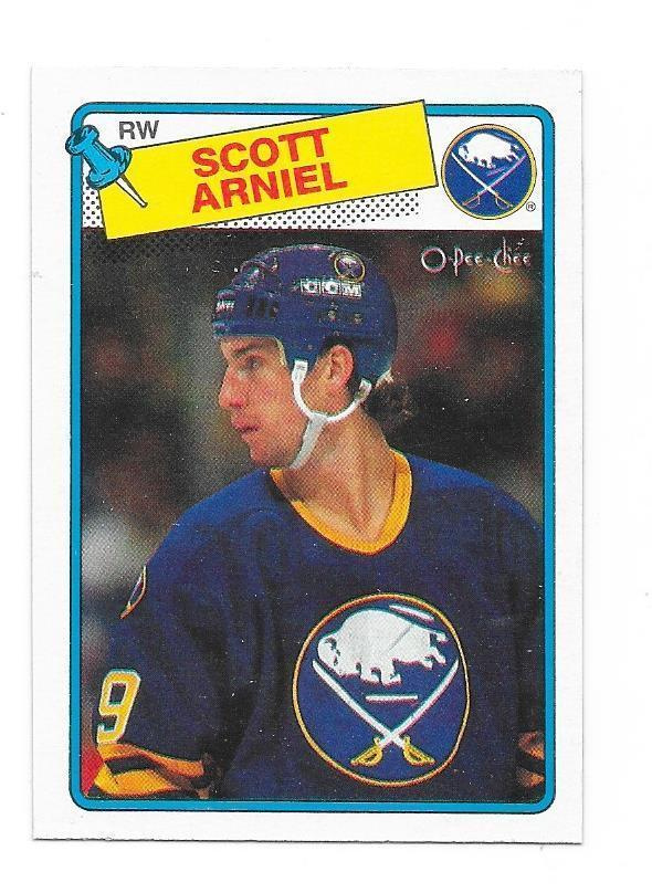 1988-89 OPC #90 Scott Arniel Buffalo Sabres