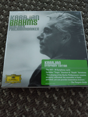 Brahms:The Symphonies/Karajan 3 cd box, uusi