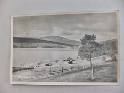 VANHA Postikortti Lappi Inari 1950