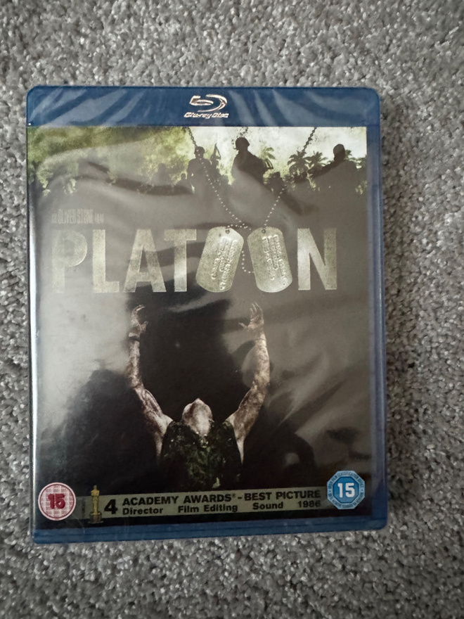 PLATOON BLU-RAY (UUSI/KELMUISSA)