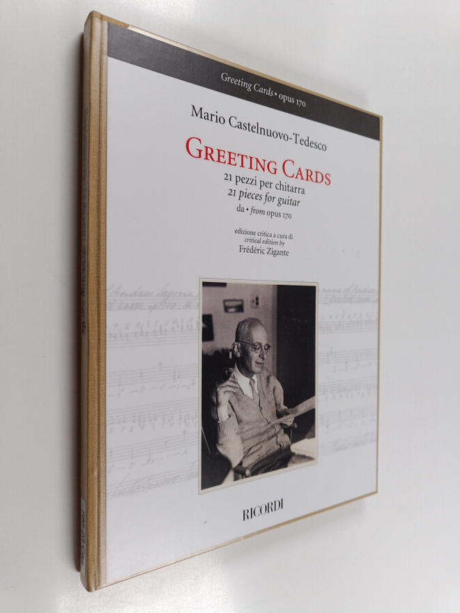 Mario Castelnuovo-Tedesco : Greetings cards : 21 pezzi pe...