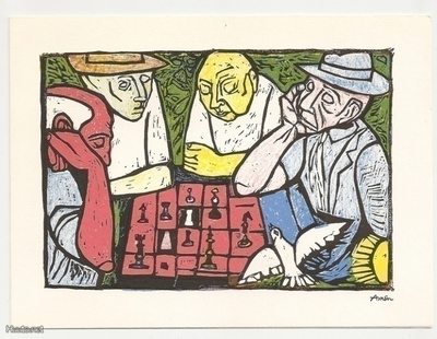 Irving Amen: " Chess Game"(T)