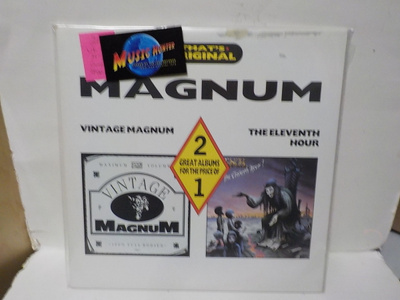 MAGNUM - VINTAGE MAGNUM / ELEVENTH HOUR M-/EX- 2LP