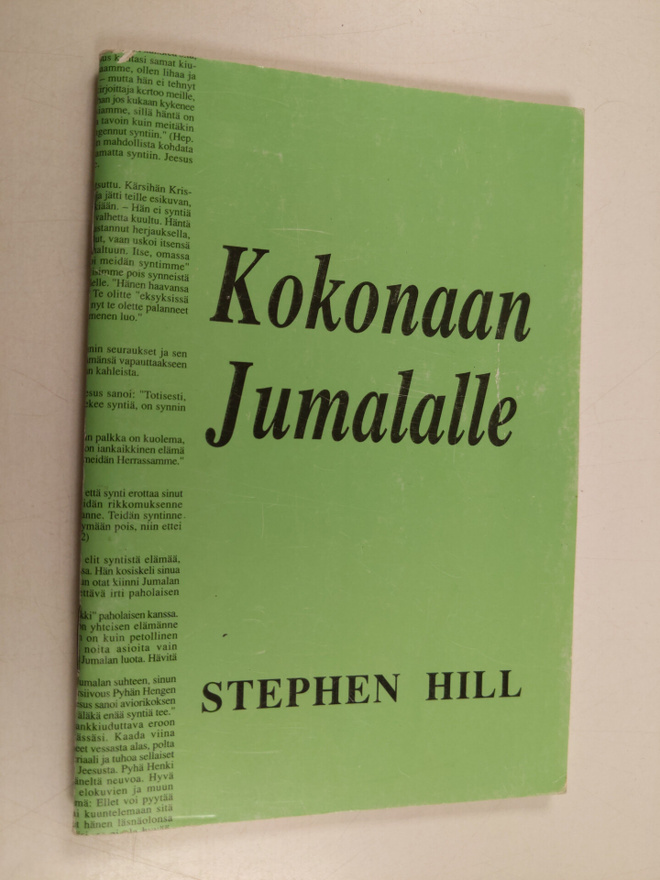 Stephen Hill : Kokonaan Jumalalle