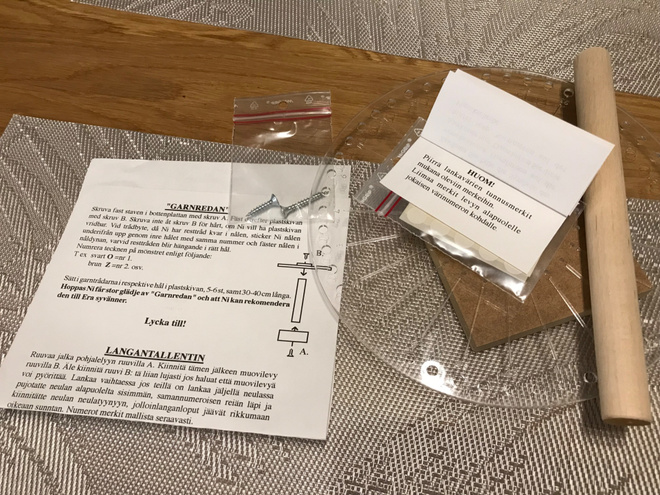 Lankateline kirjontalanka / muliinilangoille / UUSI