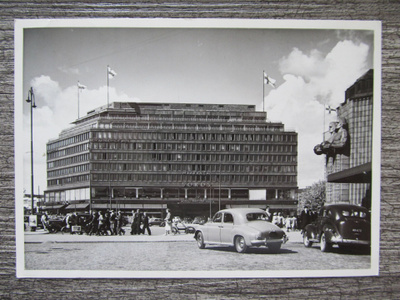 HELSINKI.....Asema-Aukio, vanha kortti.