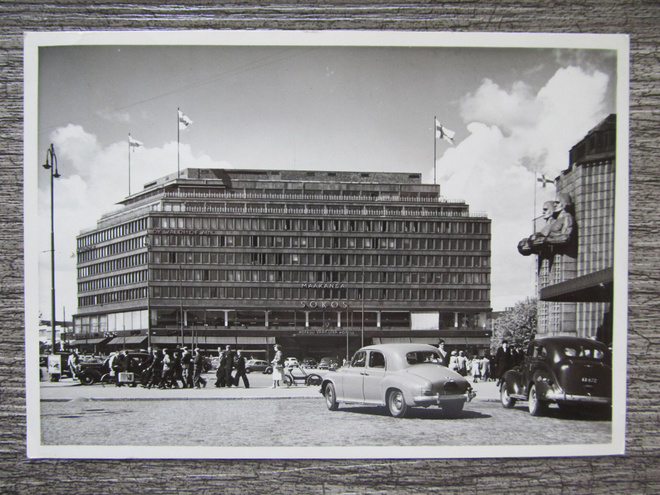 HELSINKI.....Asema-Aukio, vanha kortti.