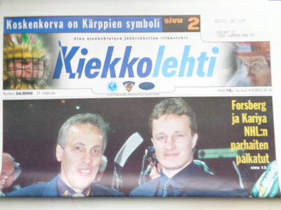 Kiekkolehti Nro 24/2000 (10.1)