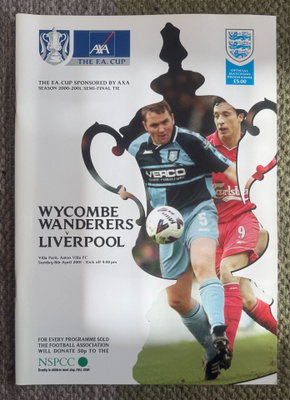 THE F.A. CUP SEASON 2000-2001 SEMI-FINAL TIE PROGRAMME