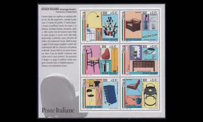 Italia 2678-83BL22 ** Muotoilu (2000)
