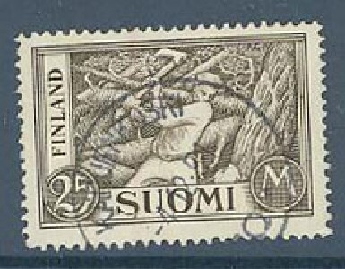 1930 25mk puunhakkaaja Kärjenkoski-51 er.kaunis