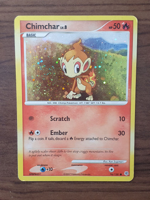 Pokemon Chimchar Lv.8 76/130 Holo