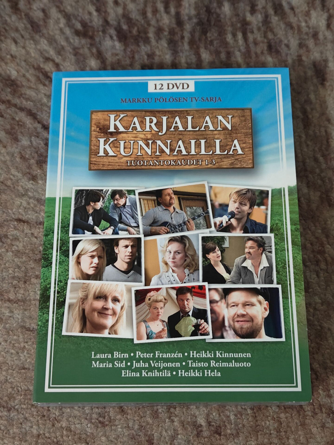 Karjalan Kunnailla - Koko Sarja DVD Boxi