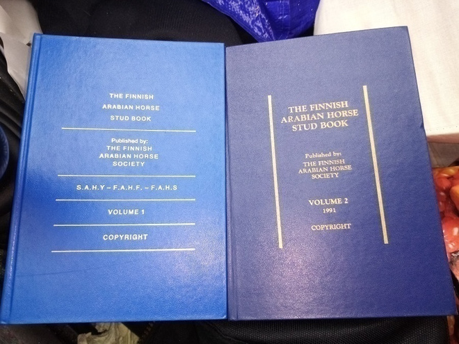 THE FINNISH ARABIAN HORSE STUD BOOK VOLUME 1-2