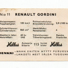 Purkkakuva Hellas AUTOSARJA n:o 11 RENAULT GORDINI - pikkukuva 2