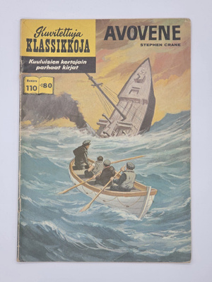 Stephen Crane - Kuvitettuja klassikkoja - Avovene (nro 110)